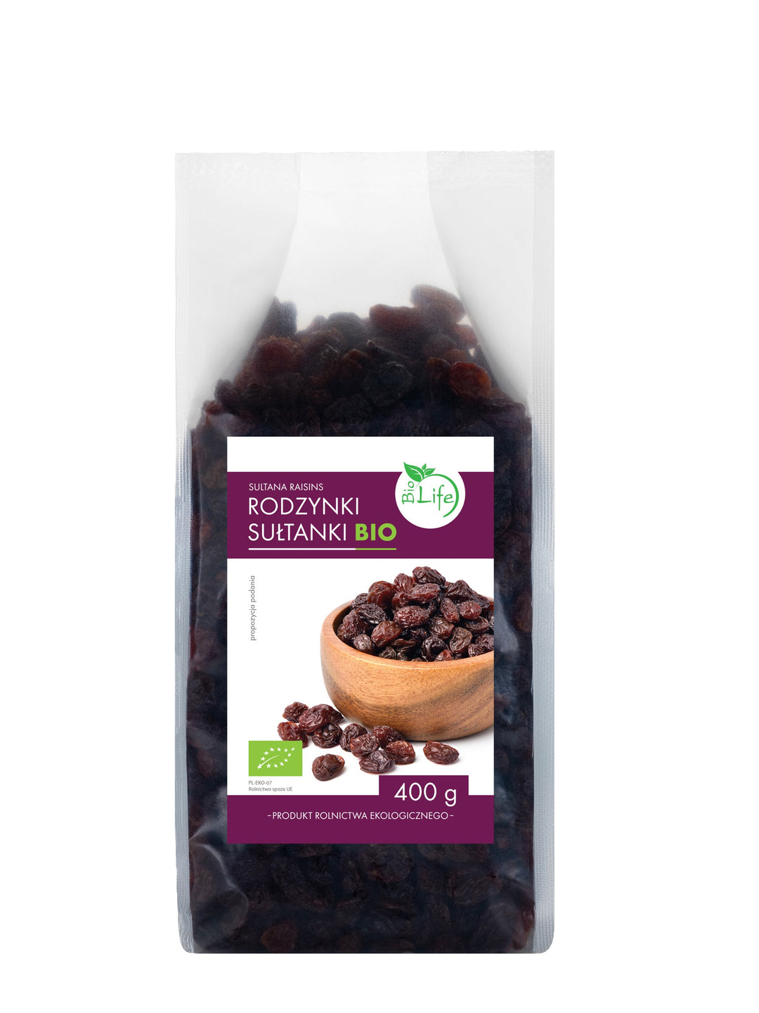 Rodzynki sułtanki BIO 400g