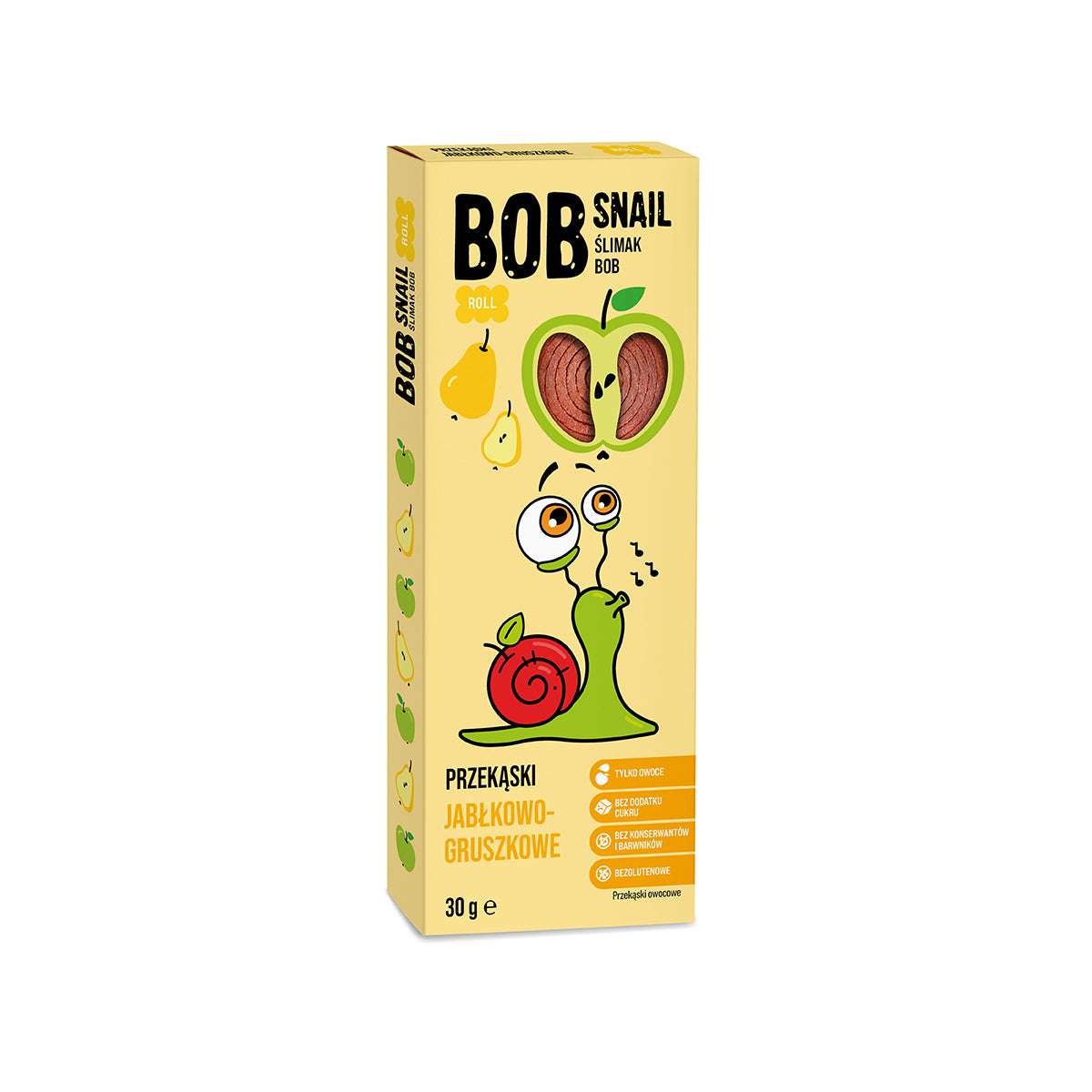 BOB SNAIL Rolls Jabłko Gruszka  30 g