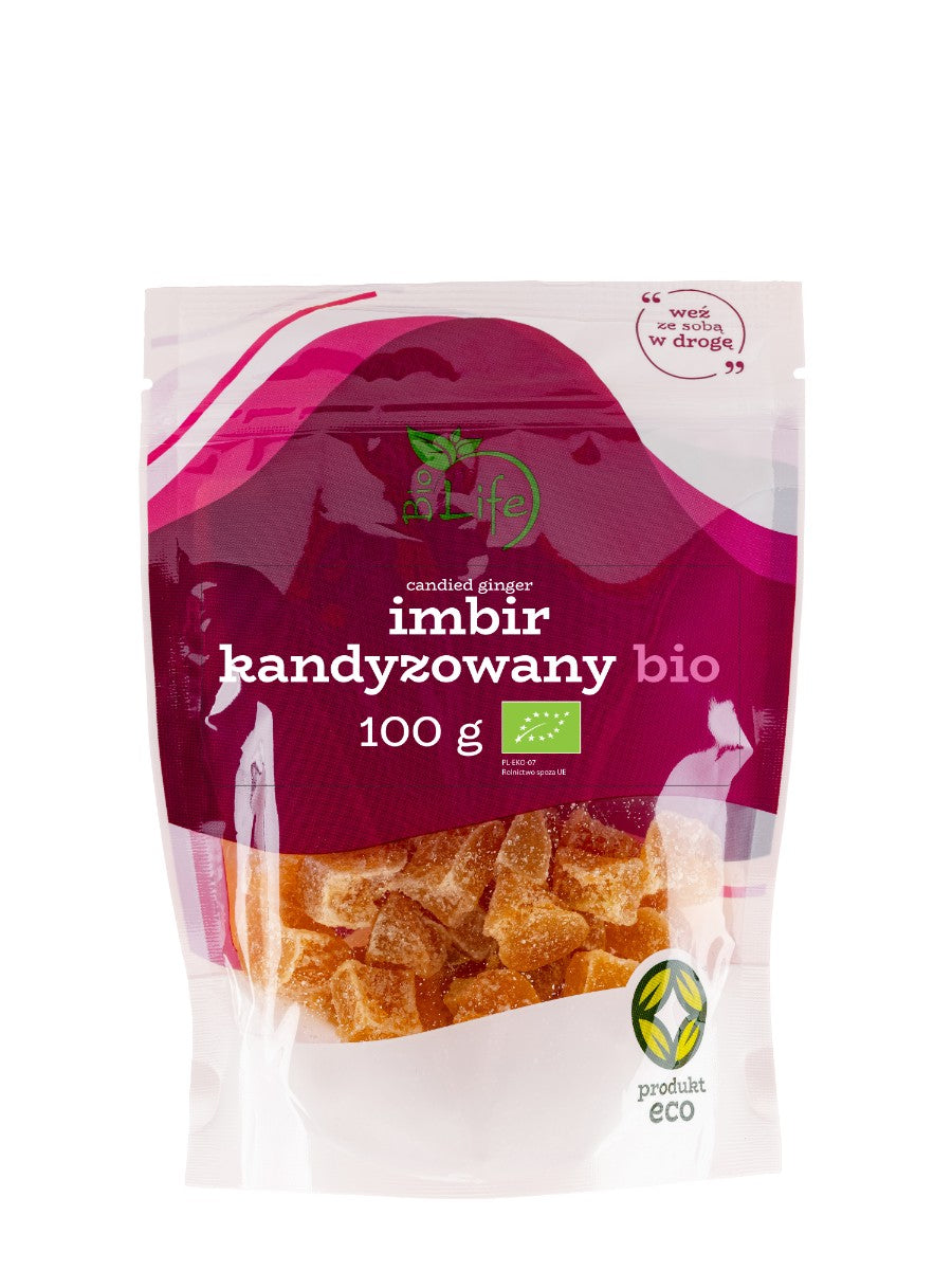 Imbir kandyzowany BIO 100g