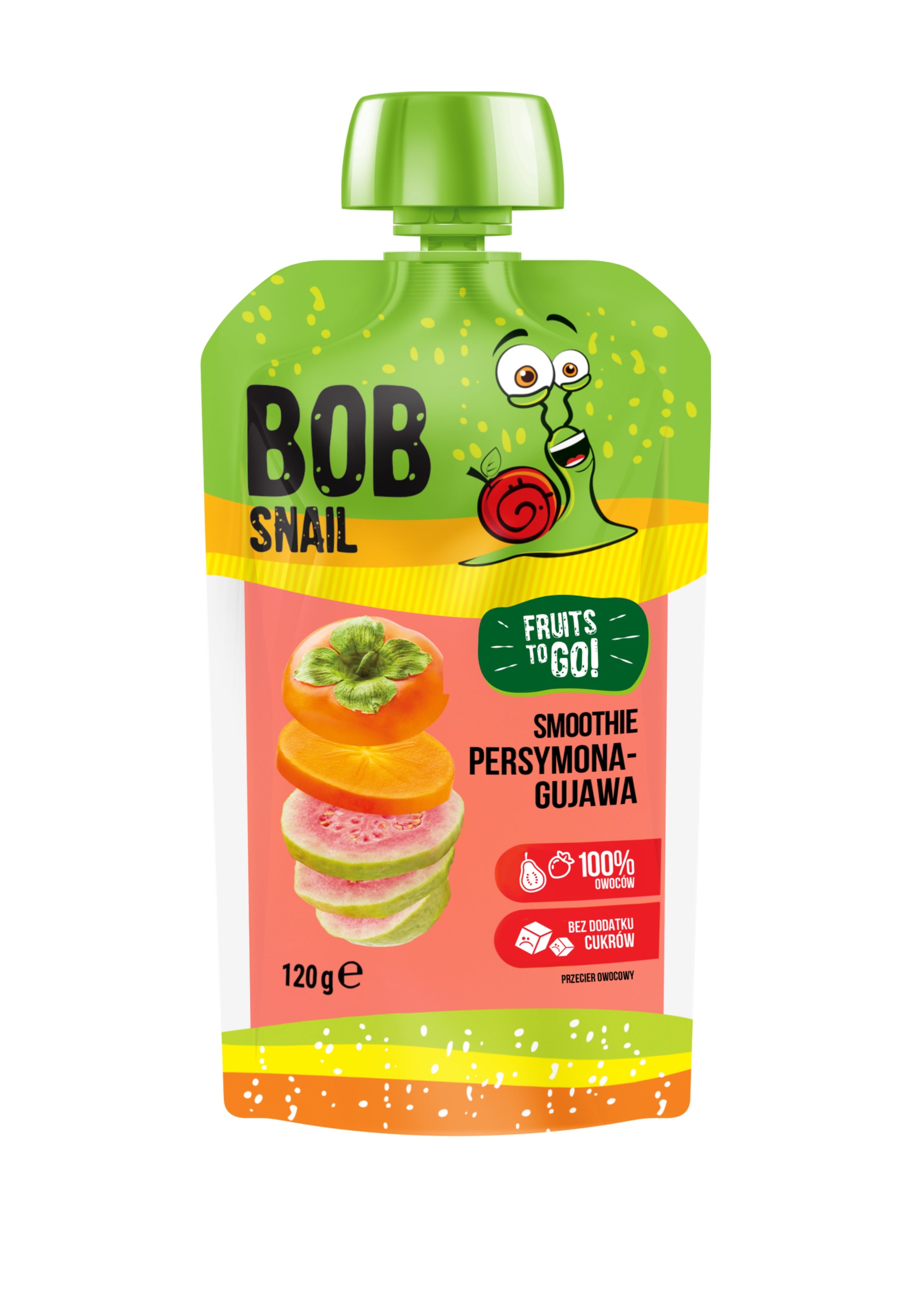 Persymona Guawa fruit smoothie TM BOB SNAIL 120g